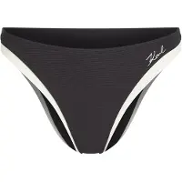 Karl Lagerfeld Cueca biquíni preto / offwhite