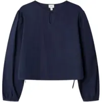 Pepe Jeans para menina. PG3000009 Blusa Dania azul-marinho (8años= 128cm), Casual, Viscoso, Manga comprida, moda infantil