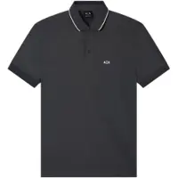 Armani Exchange para homem. XM001289AF10363M8317 Pólo regular preto (M), Casual, Algodão, Manga curta
