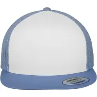 Flexfit Boné 'Classic' azul fumado / branco