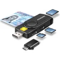 Axagon Leitor De Cartões Usb-c Cre-smp2a
