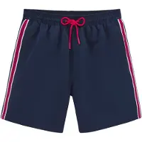 s.Oliver Calções de banho marinho / vermelho / branco