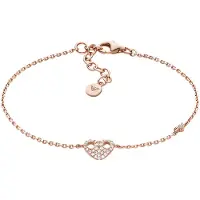 Emporio Armani Romantic gold-plated Bracciale with zircons EG3649221