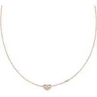 Emporio Armani Gold-plated Collana with zircons Heart EG3648221