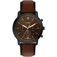 Fossil Relógios analógicos 'Neutra' chocolate / preto