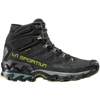 La Sportiva - Calçado caminhada homem - Ultra Raptor II Mid Leather Wide GTX Black/Cedar para Homem - Tamanho 42 - Preto