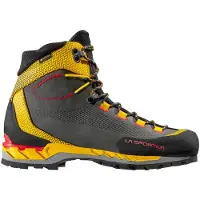 La Sportiva - Calçado caminhada homem - Trango Tech Leather GTX Black/Yellow para Homem - Tamanho 42 - Preto