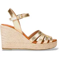 Wonders para mulher. YH-PI2671 Cunhas Ouro laminado (41), 5 a 8cm, Fivela, Casual