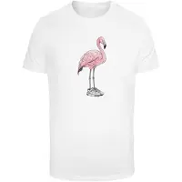 Mister tee Camisa cor-de-rosa / preto / branco