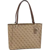 GUESS para mulher. HWBG9672250 Saco castanho Noelle (OSFA), Marrom, Casual, Poliuretano