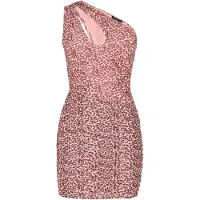 Faina Vestido castanho / cor-de-rosa