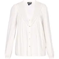 Dreimaster Blusa offwhite