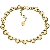 Emporio Armani Women's gold-plated Bracciale Heart EGS3331710
