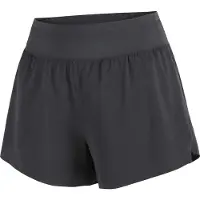 Salomon - Vestuário trail corrida mulher - Sense Aero Stow 4" W Deep Black para Mulher - Tamanho XS - Preto
