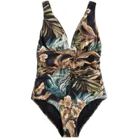 Next Fato de banho azure / umbra / mocha / preto