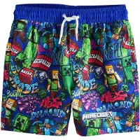 Next Calções de banho azul / verde / azul-violeta / laranja / vermelho / branco