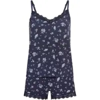 LASCANA Pijama azul / vermelho vinho