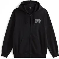 Vans Casaco em moletão 'World Tour' preto / branco