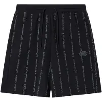 EA7 para homem. 7M001393_AF12660 Calção Graphic Series preto (XXL), Casual, Algodão, Manga curta