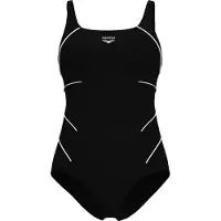 Arena Fato de banho modelador 'SHAPEWAR JEWEL LOW C-CUP' preto / branco