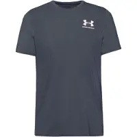 Under Armour Camisa funcionais 'Heatgear Fitted' cinzento escuro / branco