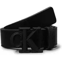 Calvin Klein Jeans Cintos 'Kids' Tonal Logo Buckle' preto