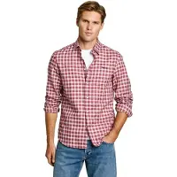 Pepe Jeans para homem. PM308851 Camisa Alfred vermelha (M), Vermelho, Casual, Algodão, Manga comprida