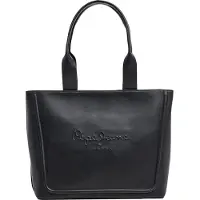Pepe Jeans para mulher. PL0300163 Saco Taya preto (OSFA), Casual, Poliuretano