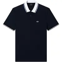 Armani Exchange para homem. XM002350AF10366UB101 Pólo azul-marinho de corte justo (XXL), Casual, Verde, Algodão, Manga curta