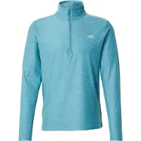 New Balance Camisa funcionais 'Space Dye' azul céu