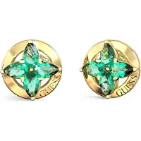 GUESS Brincos amarelo dourado / verde