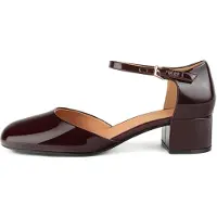 L37 HANDMADE SHOES Sapatos de salto 'LOVE AT FIRST SIGHT' borgonha