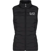 EA7 para mulher. 8NTQ08_TNF8Z Colete dobrável Core preto (L), Casual, Poliéster
