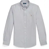 Ralph Lauren para homem. 710792161500 Camisa Oxford azul, corte Slim Fit (XL), Casual, Algodão, Manga comprida