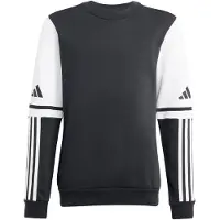 Adidas Sweatshirt de desporto preto / branco