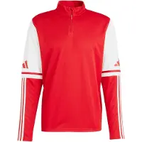 Adidas Camisa funcionais 'Squadra 25' vermelho sangue / branco