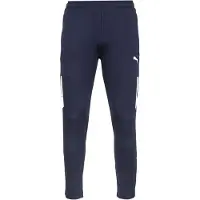 Puma Calças de desporto 'Team Liga' azul escuro / branco