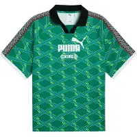 Puma Camisola de futebol 'King' azure / jade / preto / branco