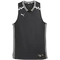 Puma Top desportivo 'Team Game' preto / branco