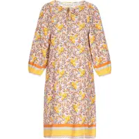 Gaya Vestido marinho / amarelo / lilás