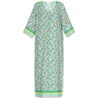 Gaya Vestido 'Boho' creme / limão / menta / verde claro