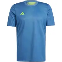 Adidas Camisa funcionais azul / verde néon