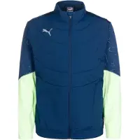 Puma Casaco deportivo 'Individual' azul escuro / cinzento / menta