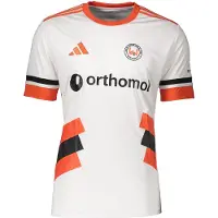 Adidas Camisola de futebol 'Wontorriors FC 2025' laranja / vermelho / preto / branco
