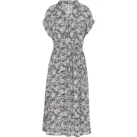 FELIPA Vestidos camiseiros preto / branco