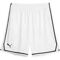 Puma Calças de desporto 'Hoops Team' preto / branco