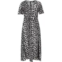Faina Vestido 'Festive' navy / cinzento / cinzento claro