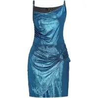 Faina Vestido de cocktail navy