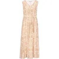Usha Vestido nude / branco