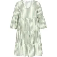 Usha Vestido menta / branco
